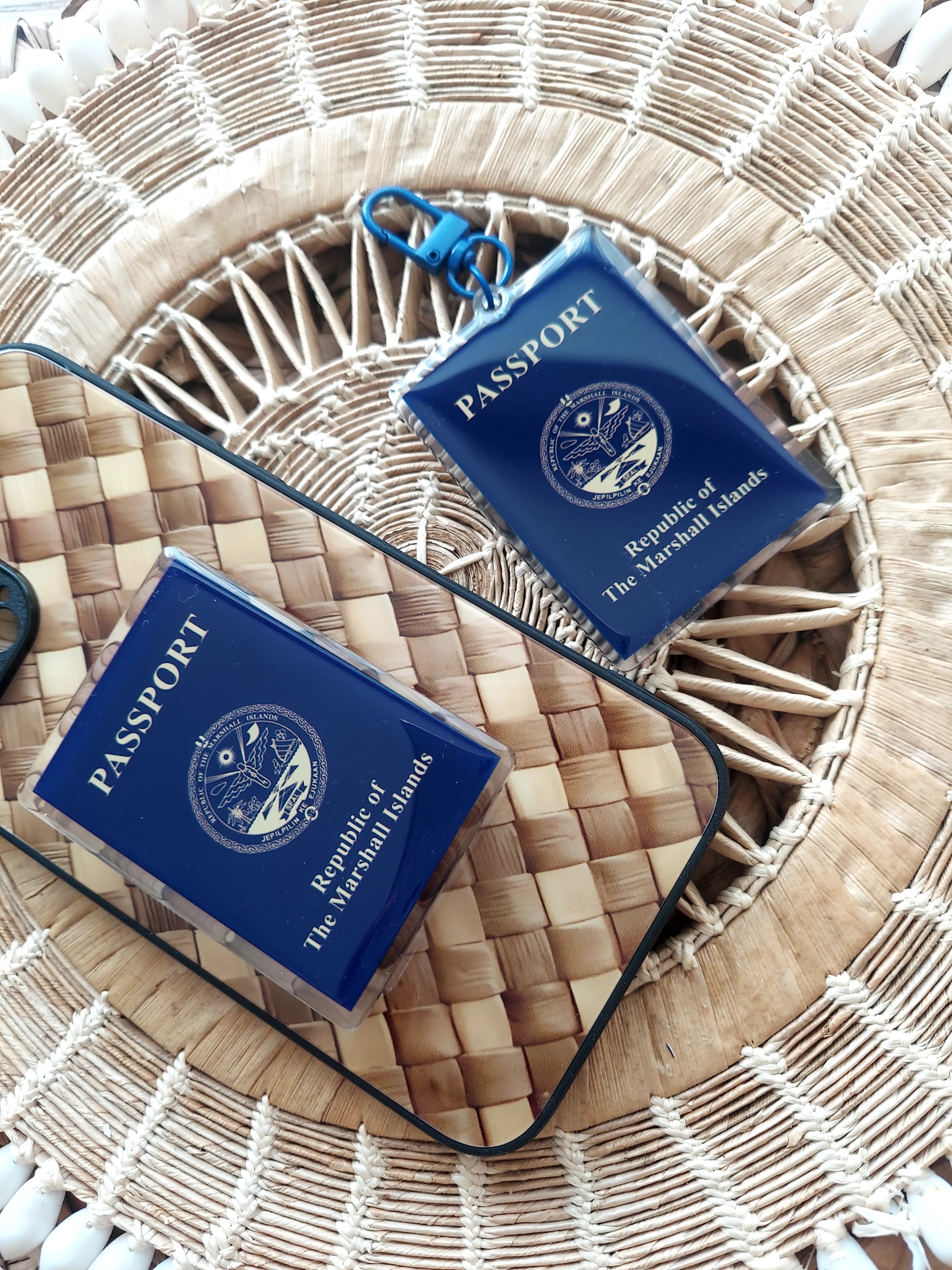 RMI Passport Phone grip and Keychains
