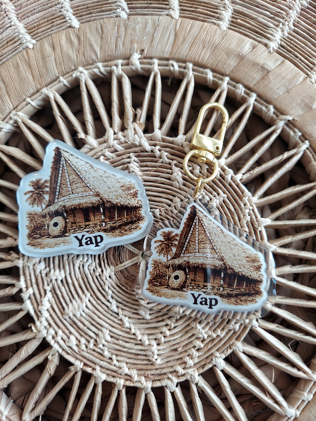 YAP keychian and Magnet set