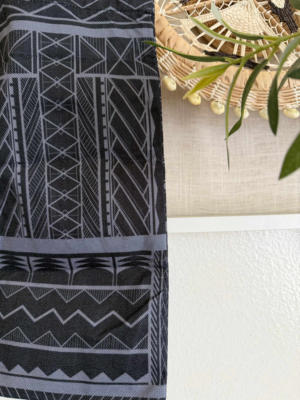 Light weight  Black Marshallese Tribal Bags